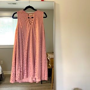 Liberty Love Pastel Pink Dress. 2XL.